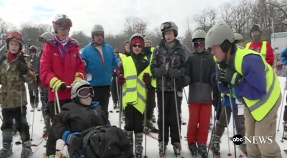 Boy Who is Terminally Ill Goes on Special Ski Trip with Fellow Scouts