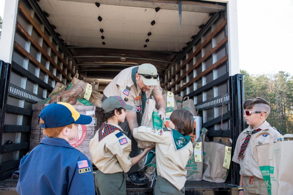 Council Collected 15,000 Pounds of Food for Scouting for Food