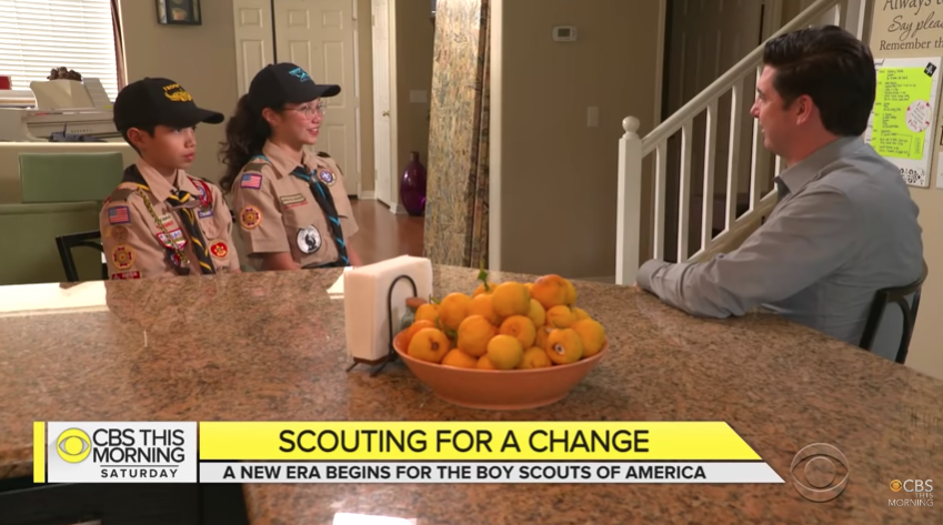 ‘CBS This Morning,’ New York Times Examine What Scouts BSA Means for Girls Who Can Now Join